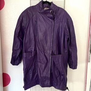 G-Ill Leather Long Jacket